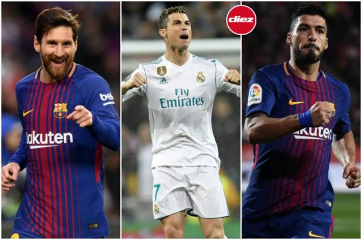 ¡Cristiano Ronaldo se acerca a Suárez y Messi en la tabla de goleo en España!