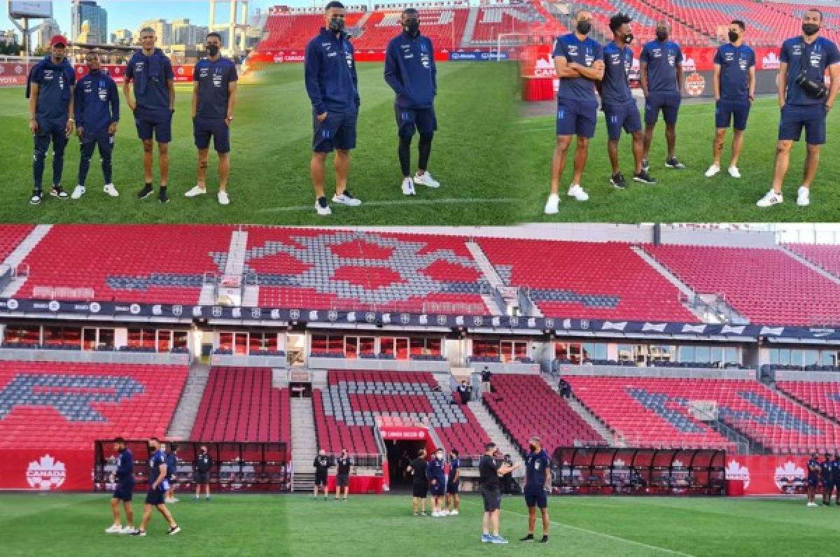 Fotos: Así fue el cierre de preparación de la Selección de Honduras para enfrentar a Canadá en el BMO Field