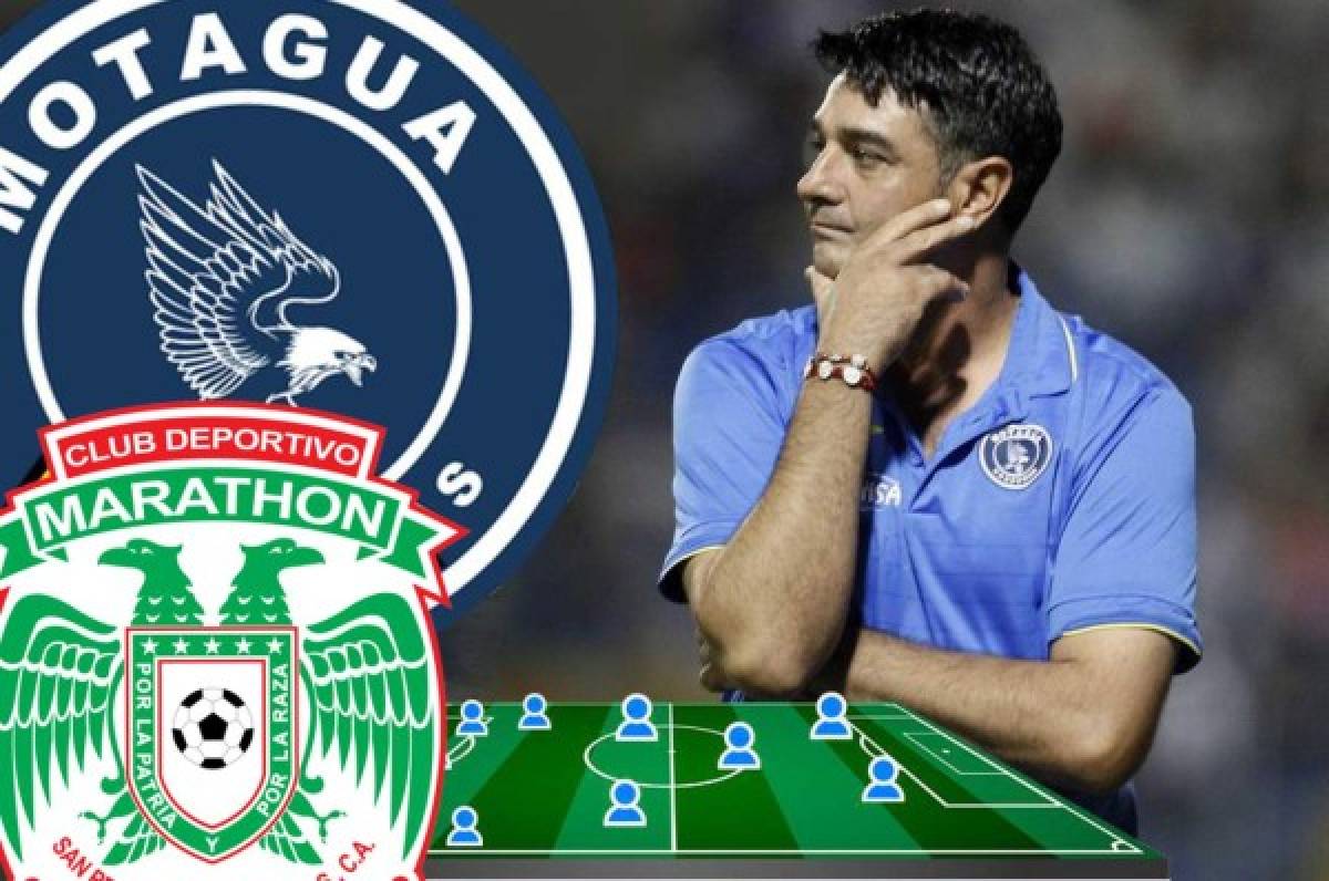 ¡Con dos cambios! El 11 que Motagua prepara ante Marathón el sábado