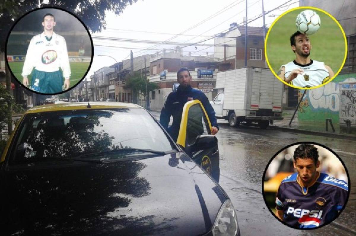 Miguel Farrera, exjugador profesional en Honduras que ahora es taxista en Argentina
