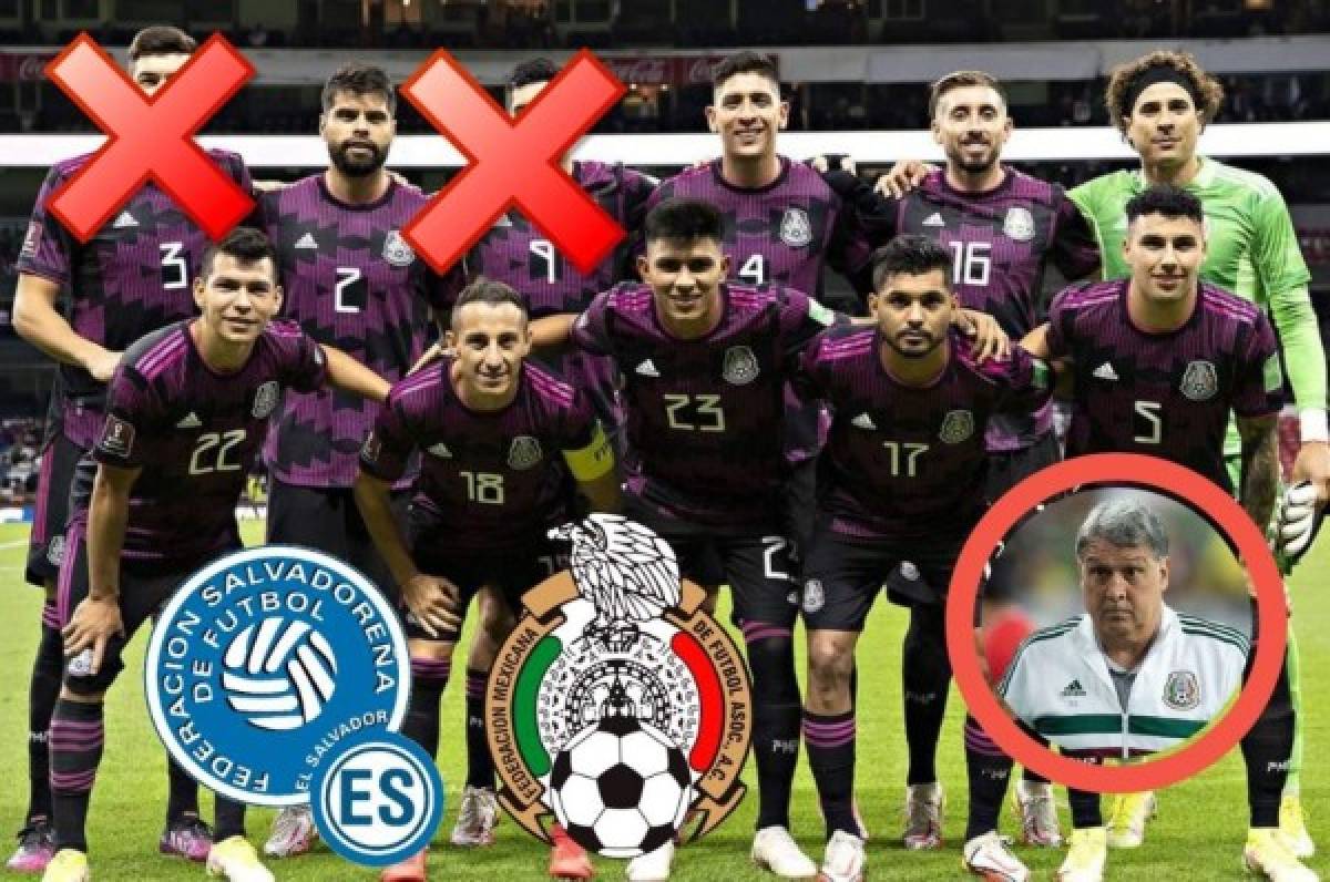 México quiere humillar a El Salvador: La potente alineación que usará el 'Tata' en el Cuscatlán