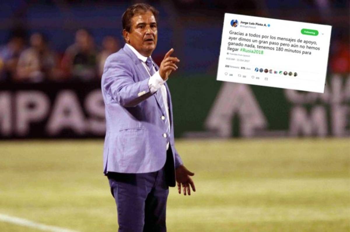 Pinto: 'Aún no hemos ganando nada, tenemos 180 minutos para llegar a Rusia'