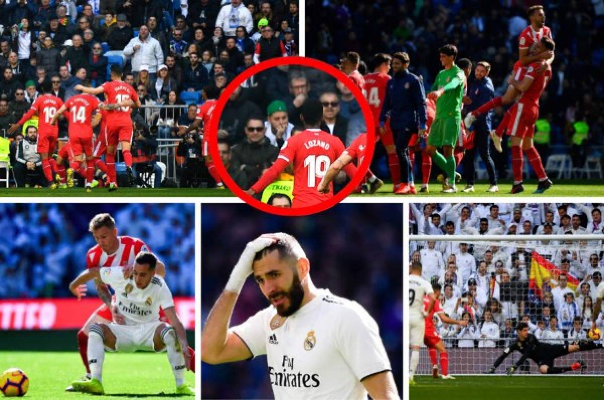 NO SE VIO EN TV: El júbilo del Choco, la tristeza de Benzema y la celebración del Girona