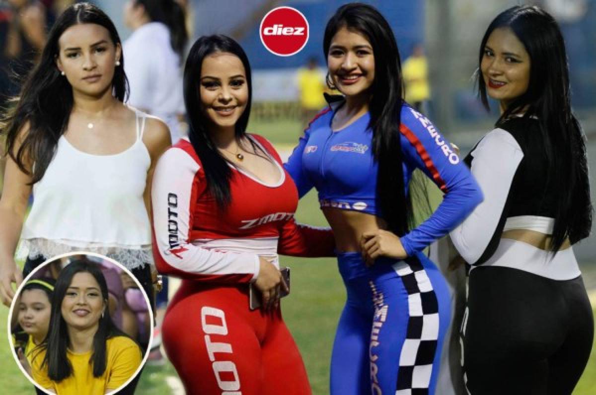 ¡Cositas! Las hermosas chicas que dejó el clásico Real España-Olimpia en el Morazán