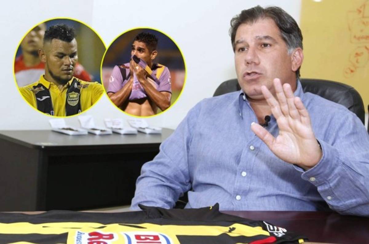 Los siete jugadores señalados del Real España por Mateo Yibrín