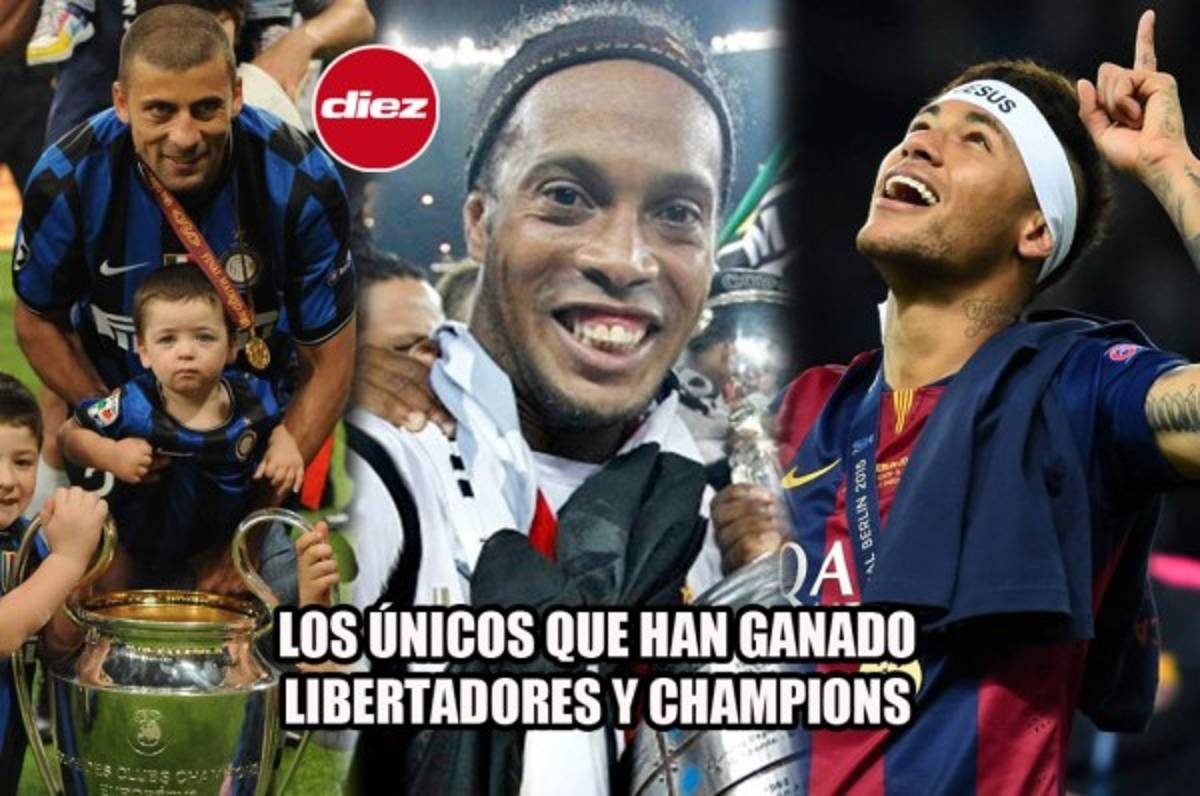 TOP: Nueve figuras que levantaron la Libertadores y la Champions League