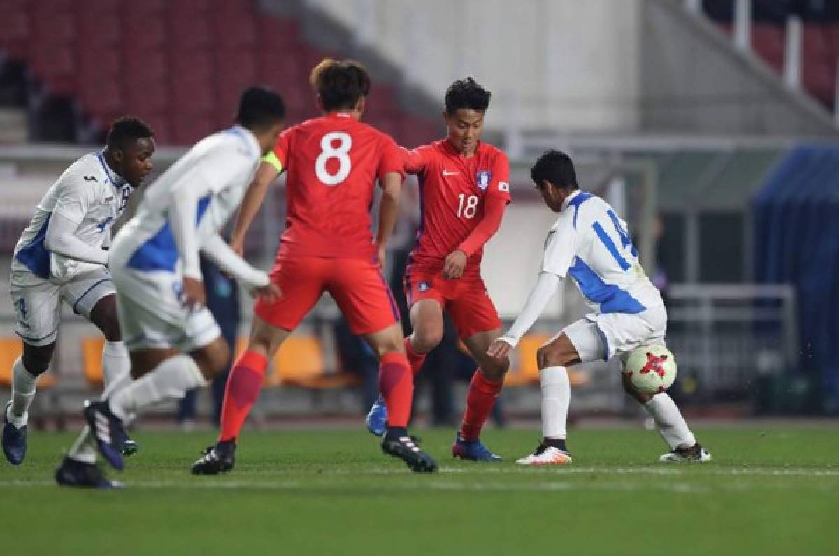 Selección Sub-20 de Honduras debuta perdiendo en Corea del Sur