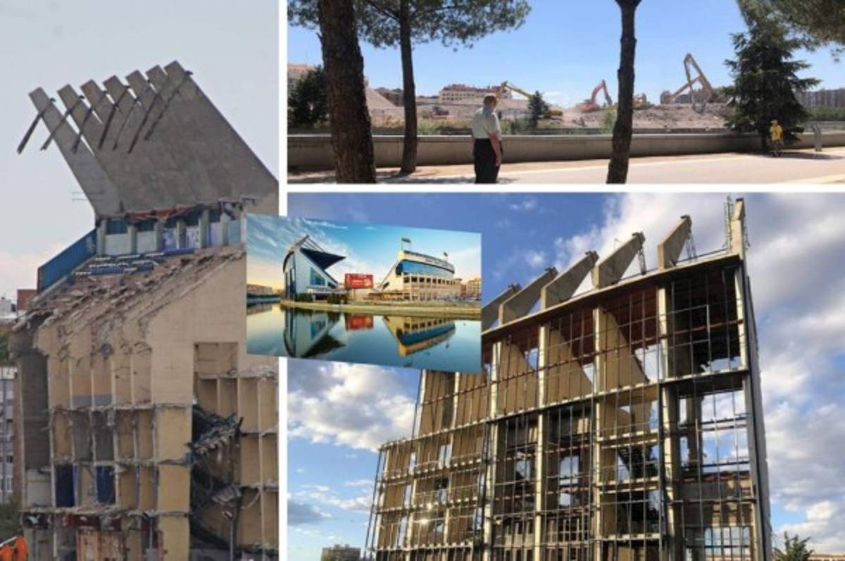 El último suspiro: Las tristes imágenes de los restos que quedan del estadio Vicente Calderón