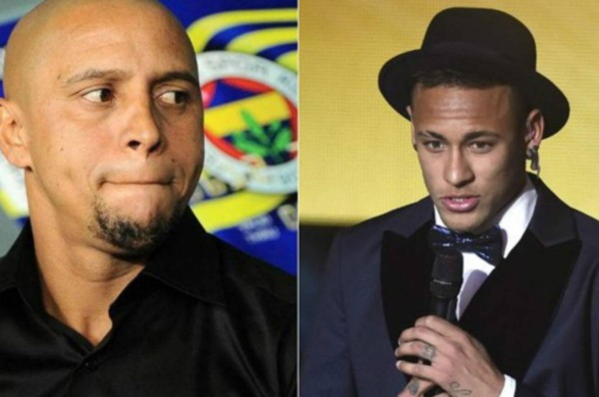 ¿Polémica? Roberto Carlos insinúa que Neymar no se cuida