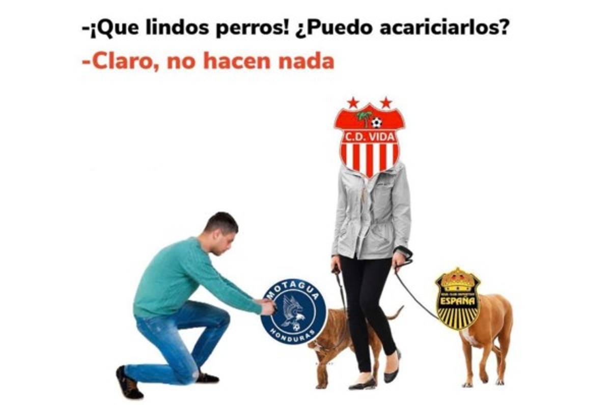 Destrozan a Motagua en memes tras perder con Vida que es nuevo líder en Honduras