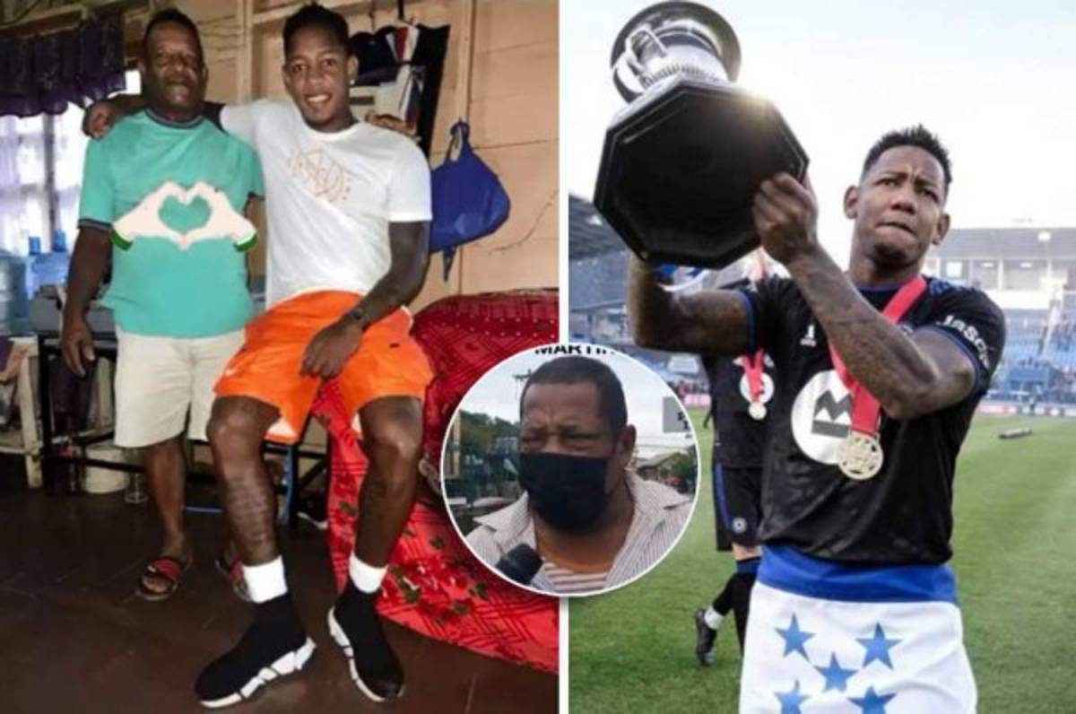 Romell Quioto se reencuentra con su padre en Roatán tras haberlo perdonado en canal de televisión