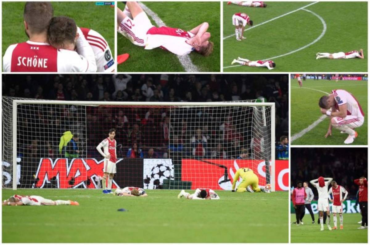 ¡Llanto y tristeza! Las imágenes del Ajax tras quedar fuera de la final de Champions