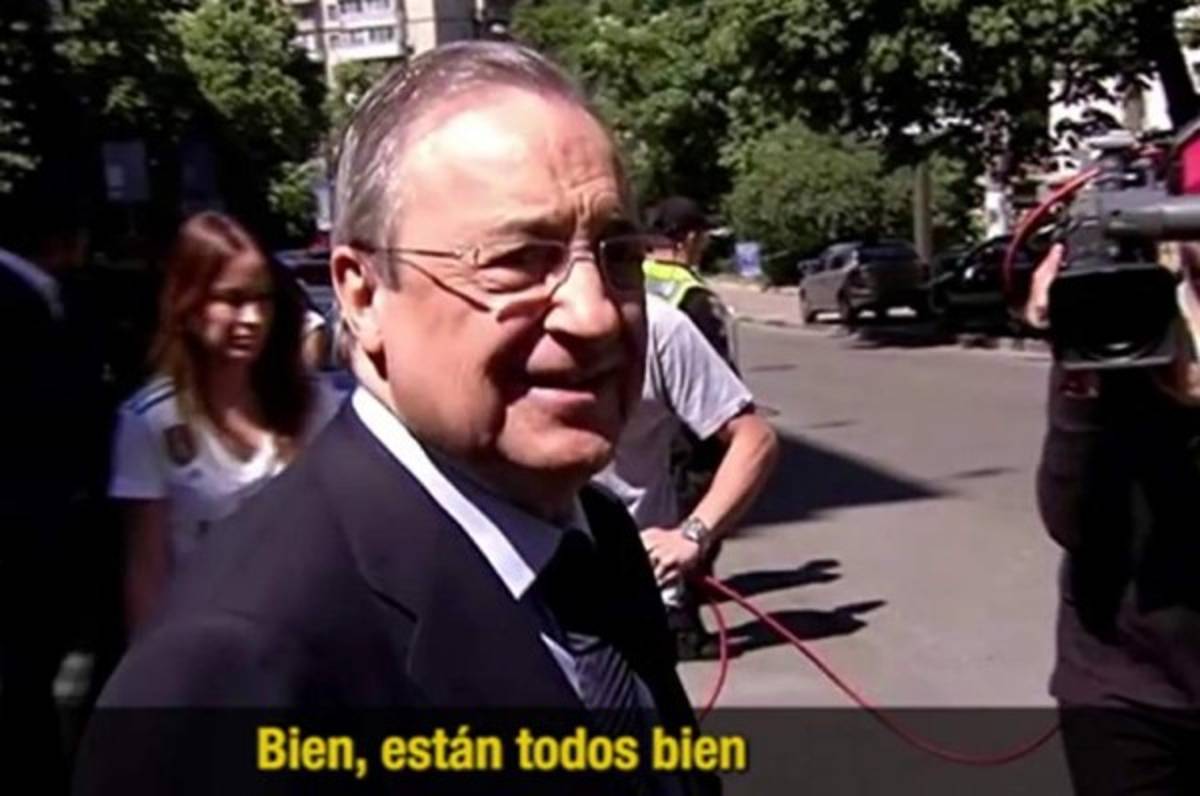 ¡El gesto de Florentino Pérez antes de la final de Champions!
