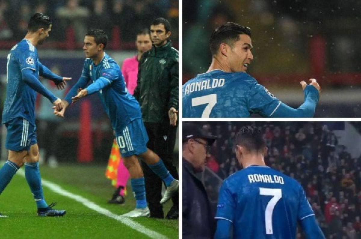 Directo al vestuario: Sarri sacó otra vez a Cristiano Ronaldo y se fue molesto de la cancha