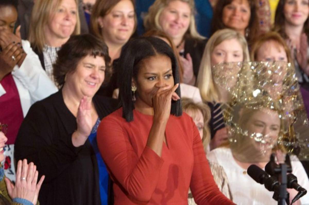 Michelle Obama llora en su último y conmovedor discurso como Primera Dama