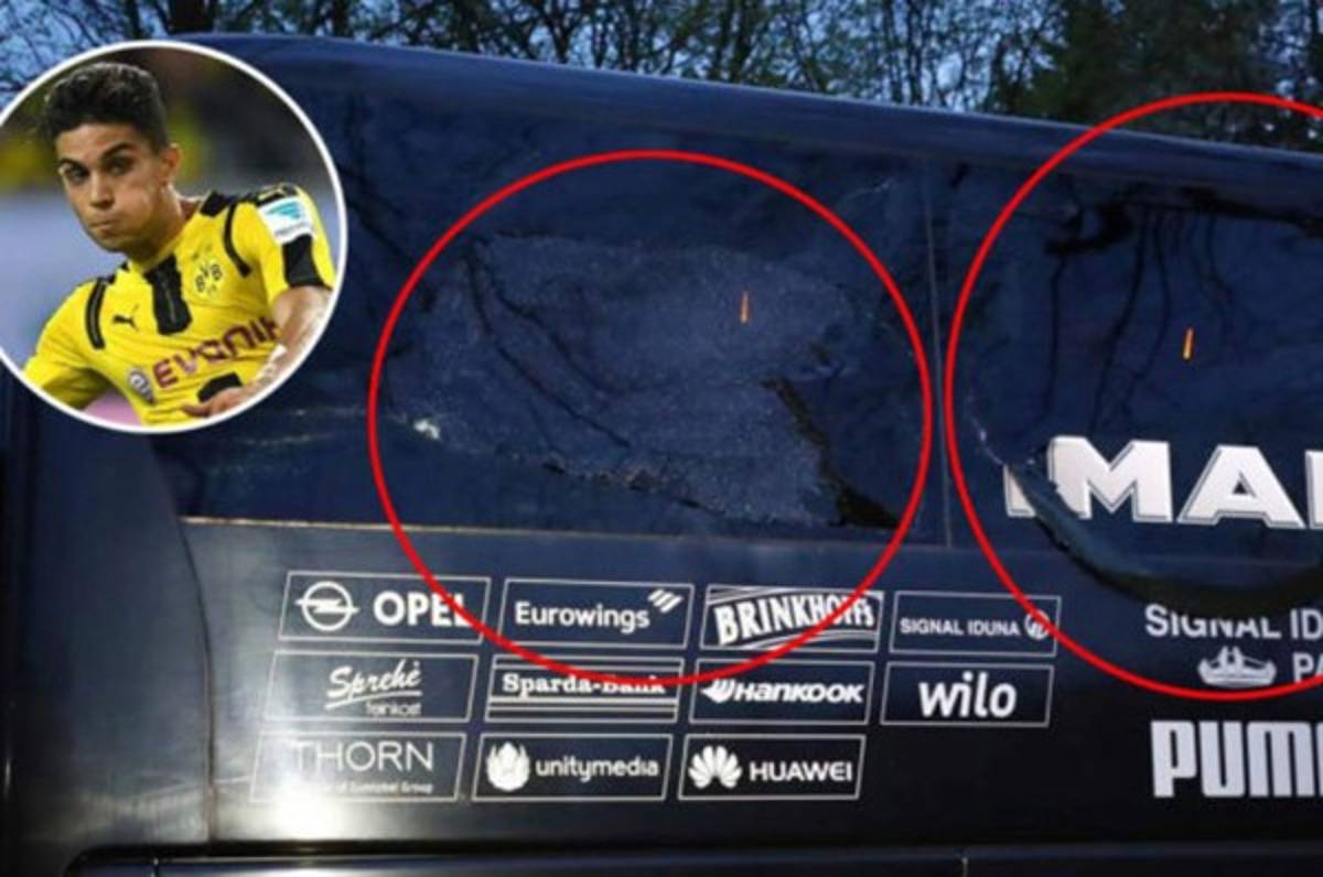 Marc Bartra resultó herido tras el ataque al autobús del Dortmund