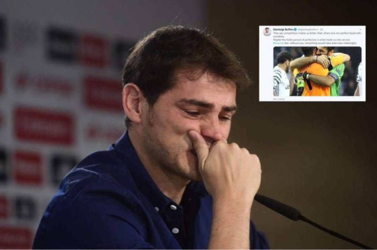 Retiro de Iker Casillas causa consternación en todo el mundo: Buffon sorprende con conmovedor mensaje en Twitter