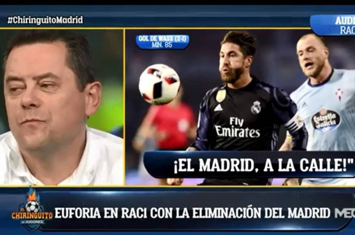 Roncero explota por narración en Barcelona de la eliminación del Real Madrid