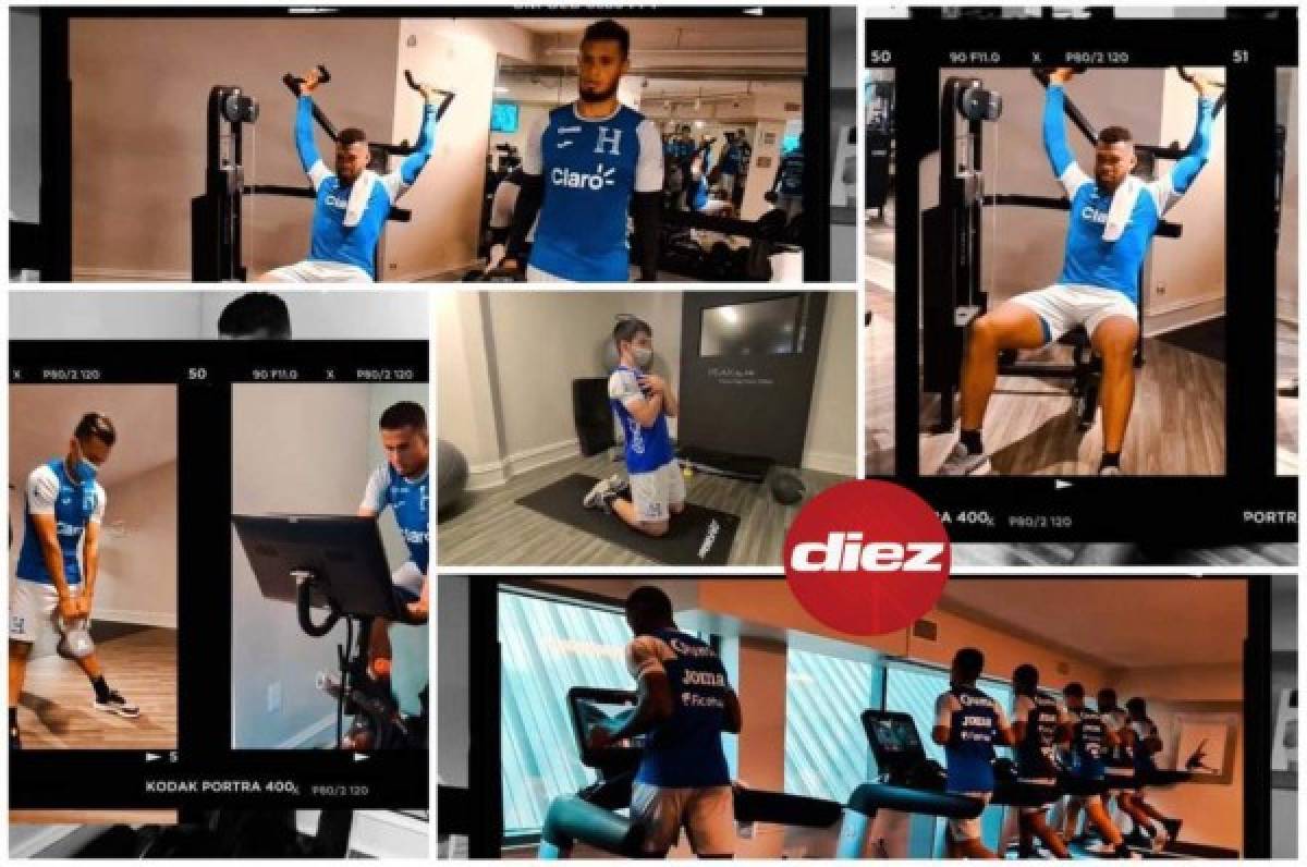 Trabajo de gimnasio y dos futbolistas de la 'H' entre 'algodones': así comenzó el día para la Selección de Honduras