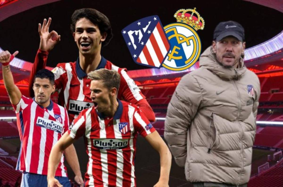 Alineación del Atlético vs Real Madrid: Simeone quiere masacrar a Zidane en el derbi  