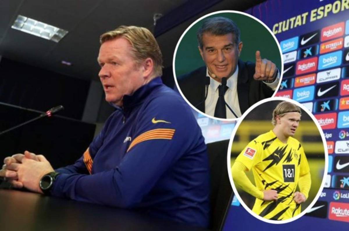 Koeman reveló la promesa que le hizo Laporta y la respuesta contundente al fichaje de Haaland: 'Esto cambia rápido'