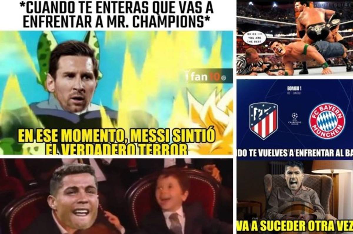 Los memes del sorteo de la Champions League con Messi y Cristiano Ronaldo de protagonistas