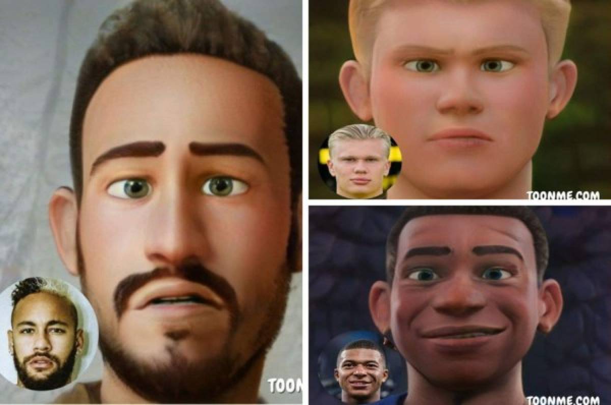 Cristiano Ronaldo y Messi animados: Así se verían los jugadores al estilo de Pixar