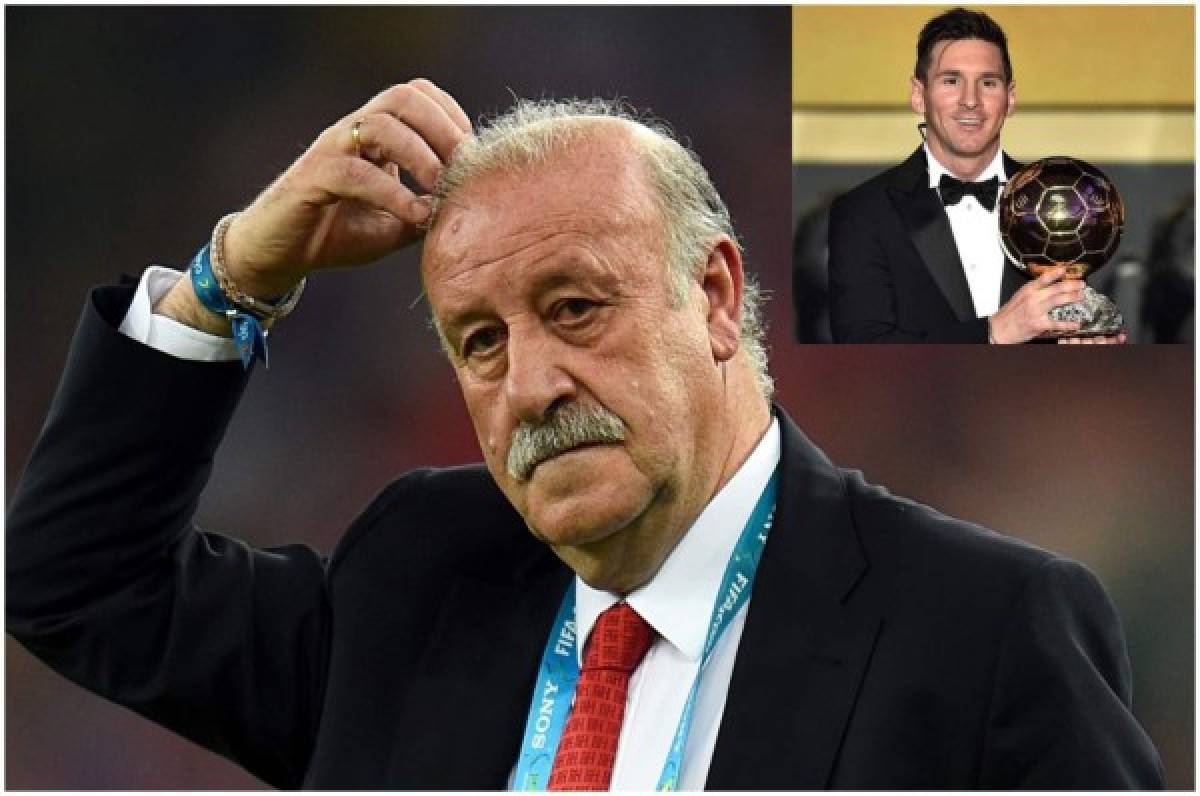 Del Bosque : 'No entiendo que Messi no esté en los finalistas del Balón de Oro'