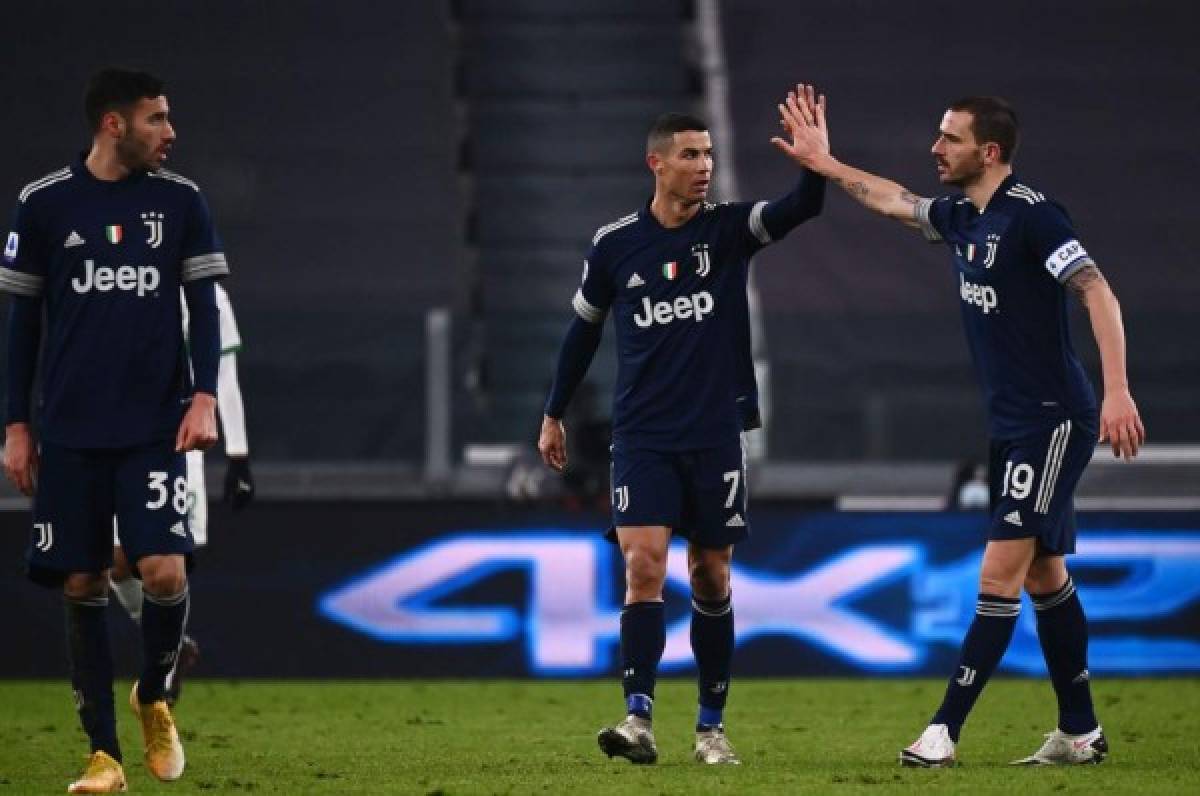 Serie A: Juventus sufre para ganar al Sassuolo y Cristiano sigue encendido