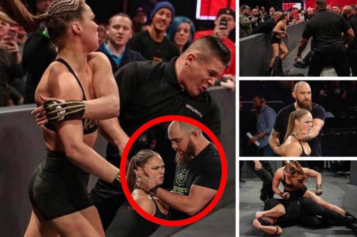 La nueva polémica de Ronda Rousey: Propina paliza a guardias de seguridad en WWE