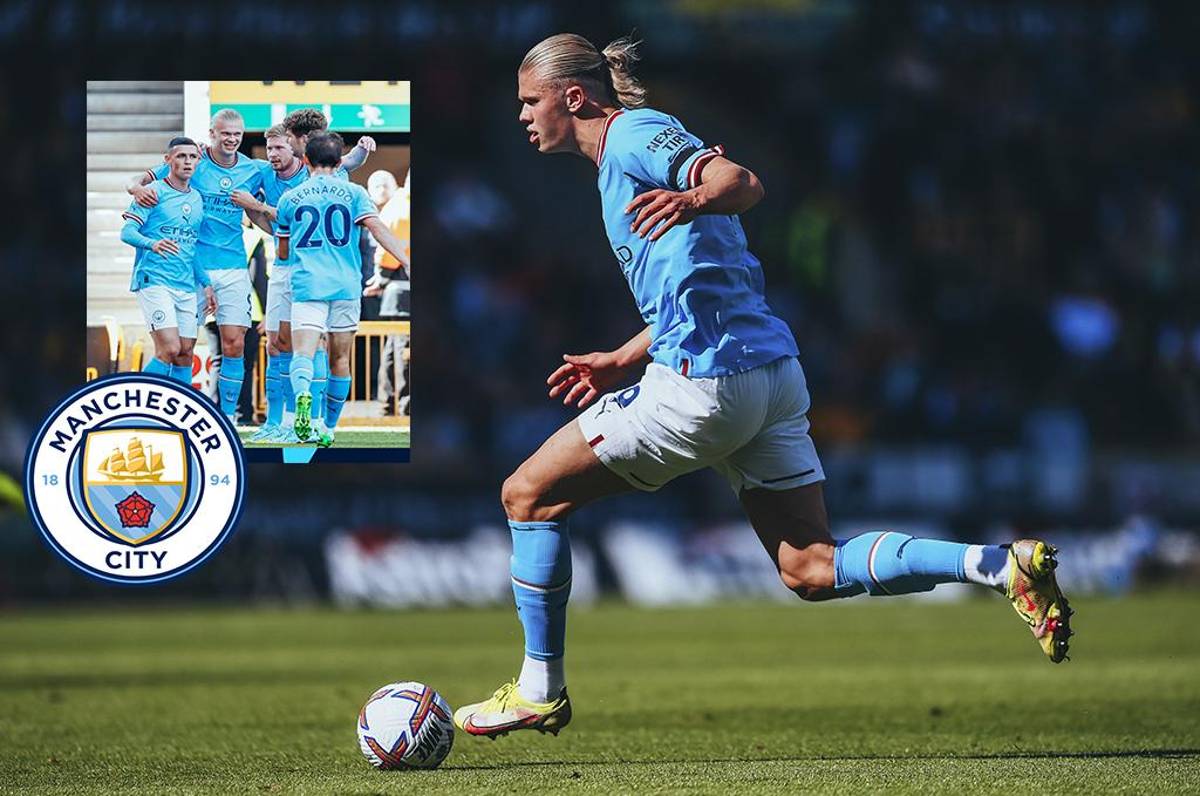 Manchester City toma la punta provisional en la Premier tras goleada ante Wolves y otro tanto más del “Monstruo” Haaland