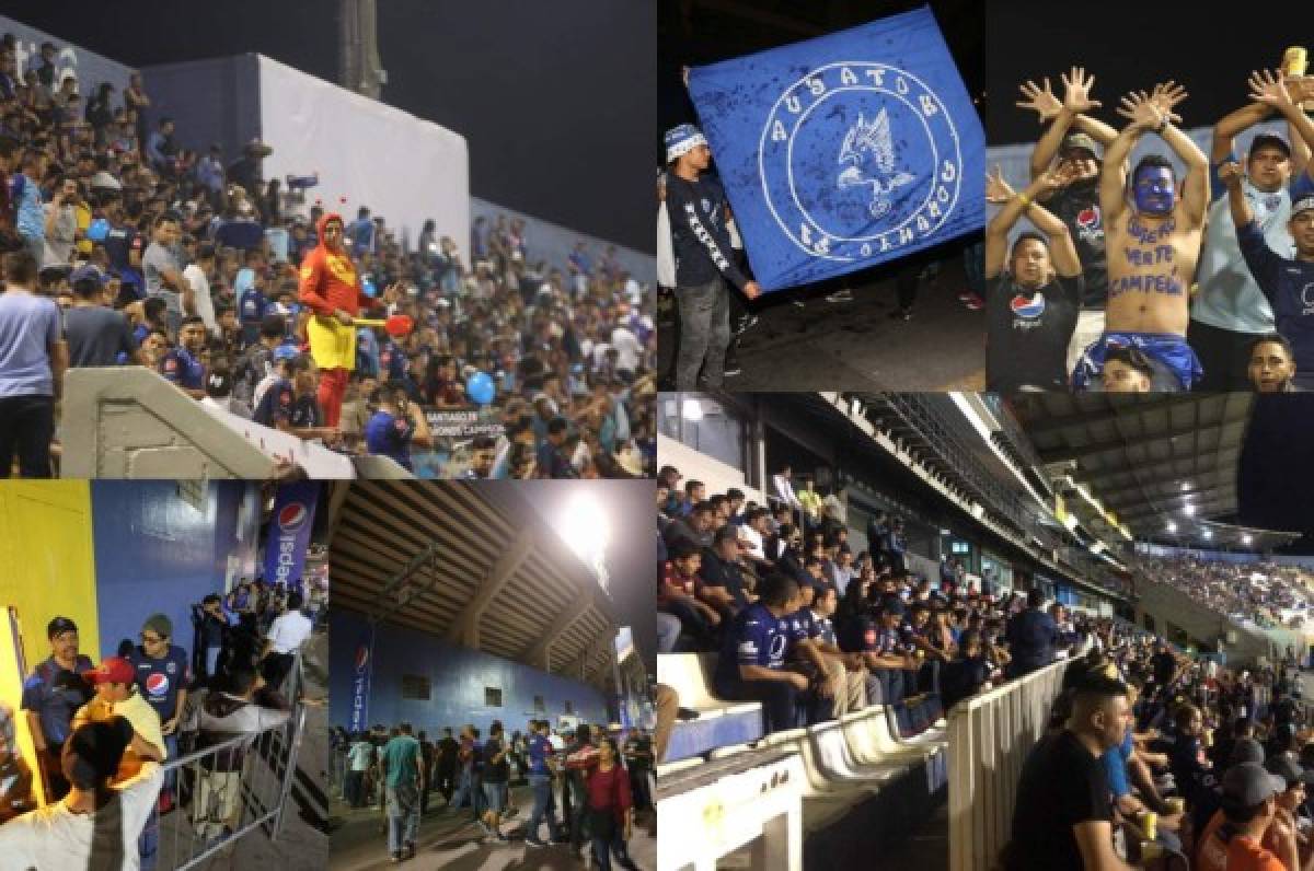 ¡Espectacular! Las fotos del llenazo de la afición de Motagua en el Nacional