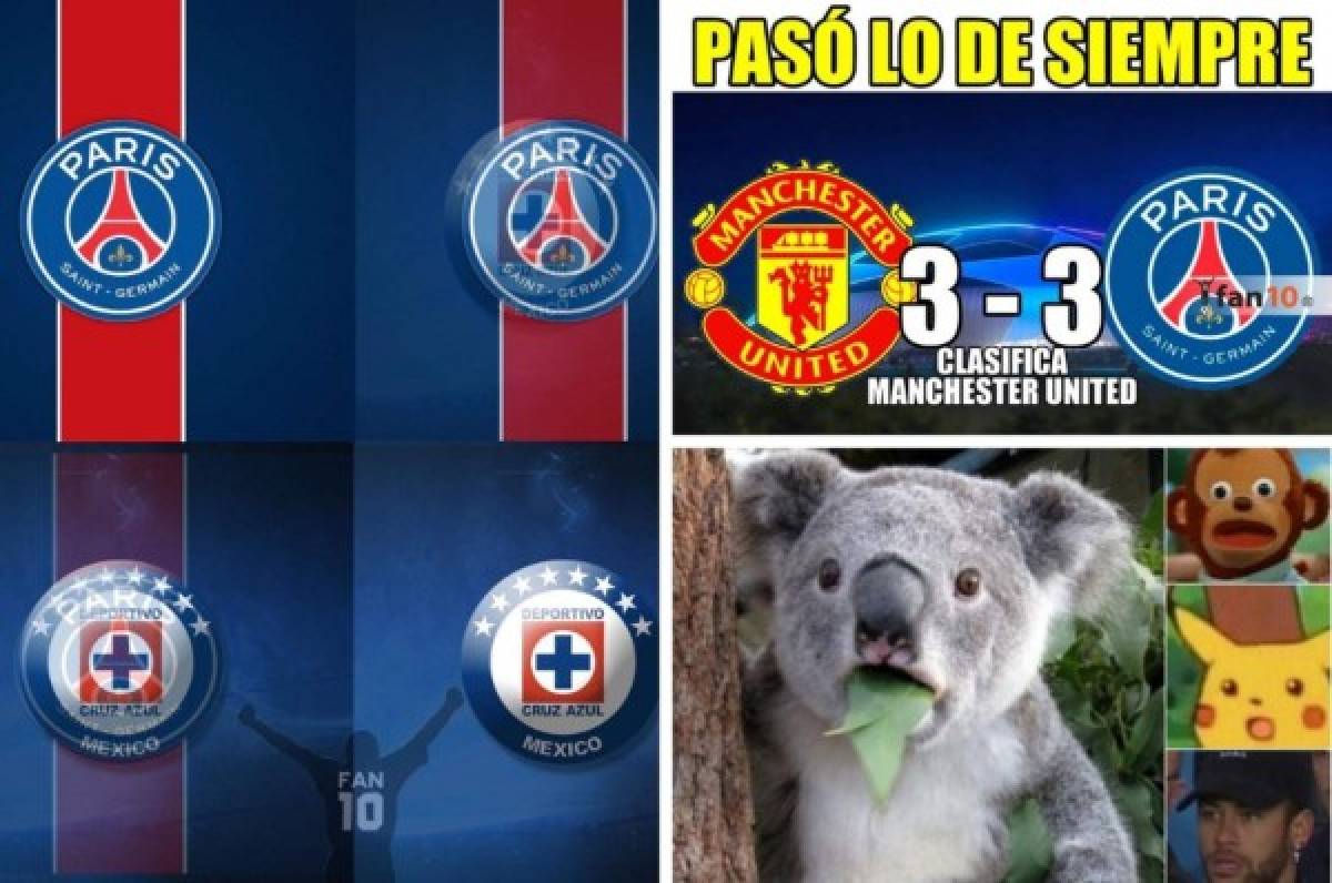 Los memes 'trituran' a Neymar y al PSG tras ser eliminados de la Champions por el United
