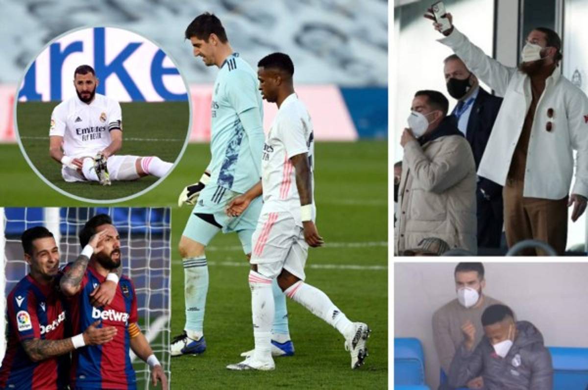 Sergio Ramos explotó y Militao hundido: La tristeza de Real Madrid tras perder contra Levante