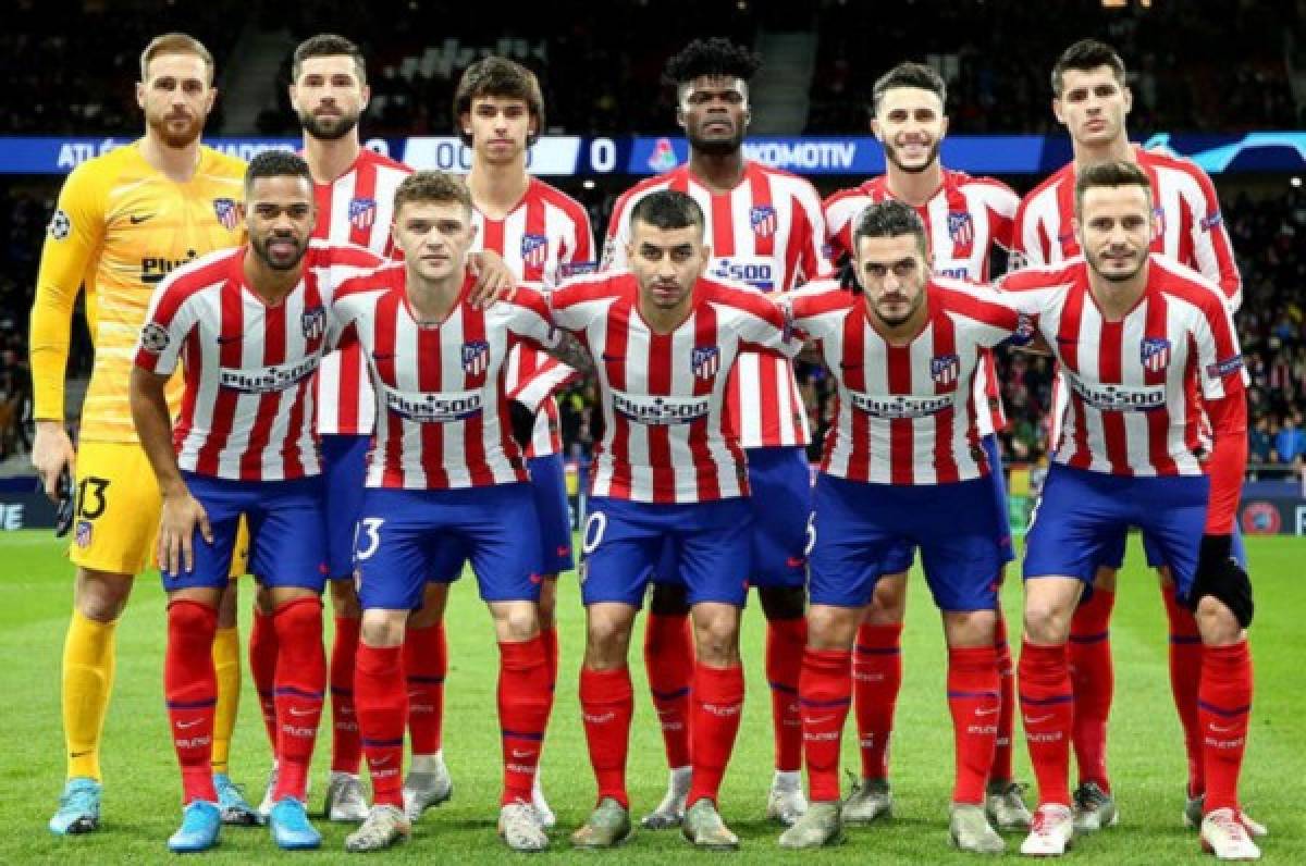 Los futbolistas del Atlético de Madrid se rebajan el sueldo un 70% por el coronavirus