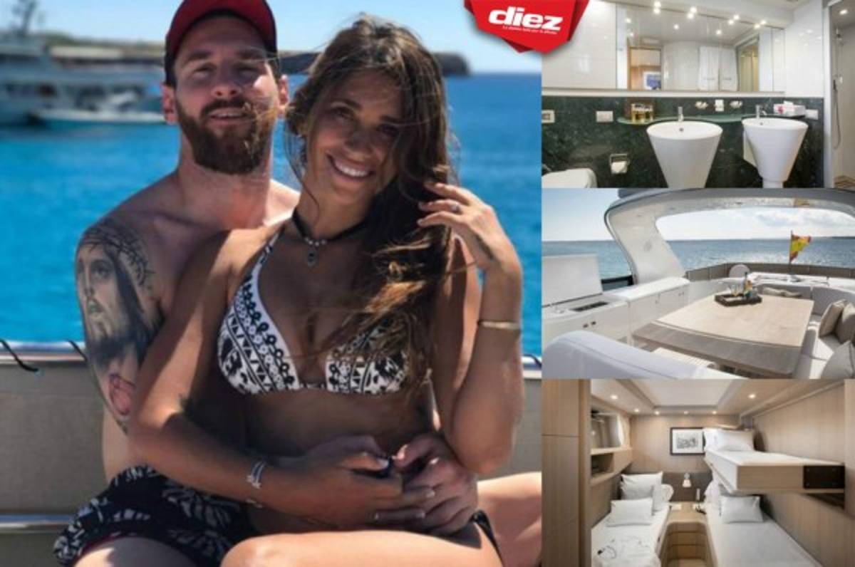 ¡ESPECTACULAR¡ Así es el yate de Messi que le cuesta 8,000 euros al día