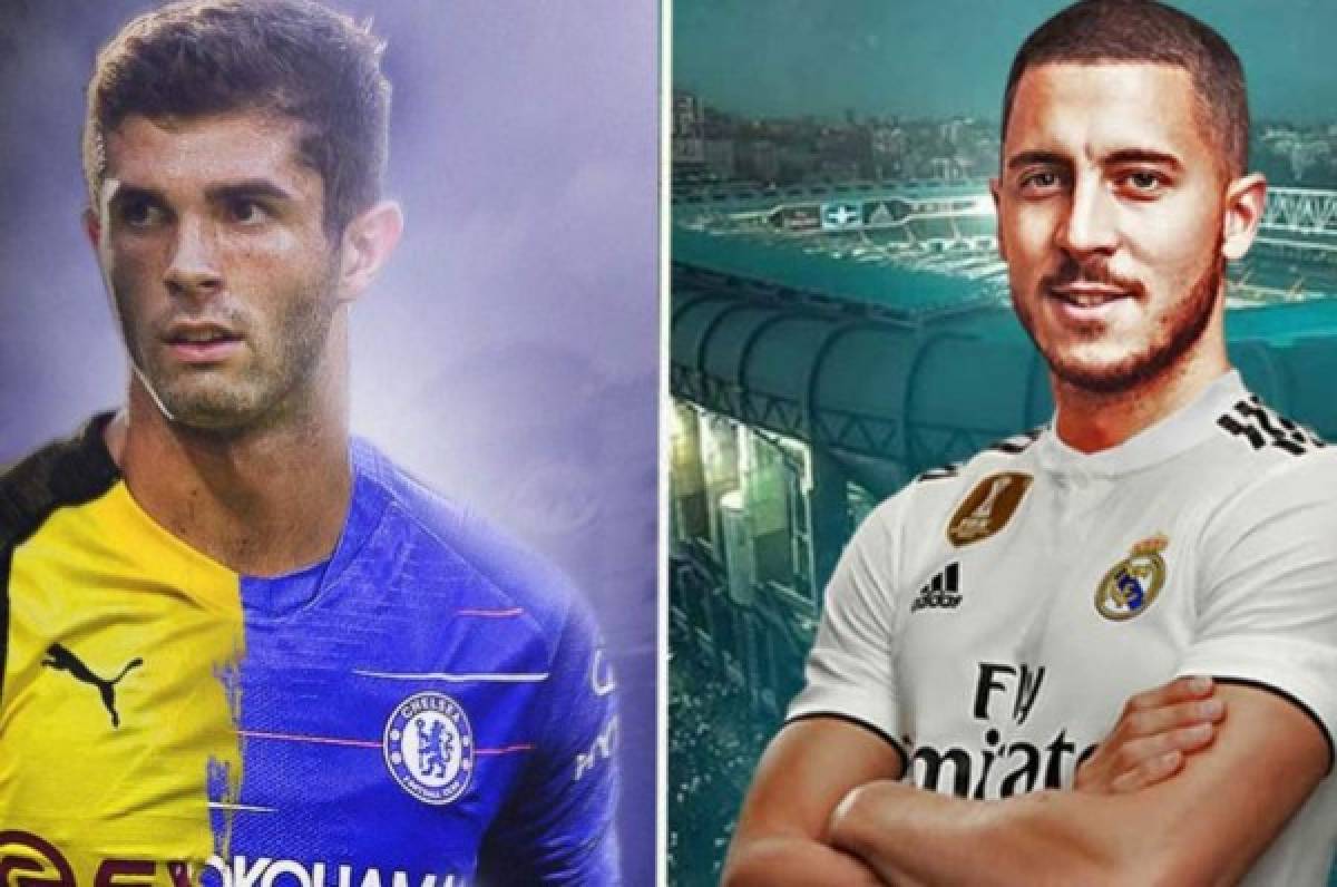 Hinchas del Chelsea ya se despiden de Hazard que está más cerca del Real Madrid