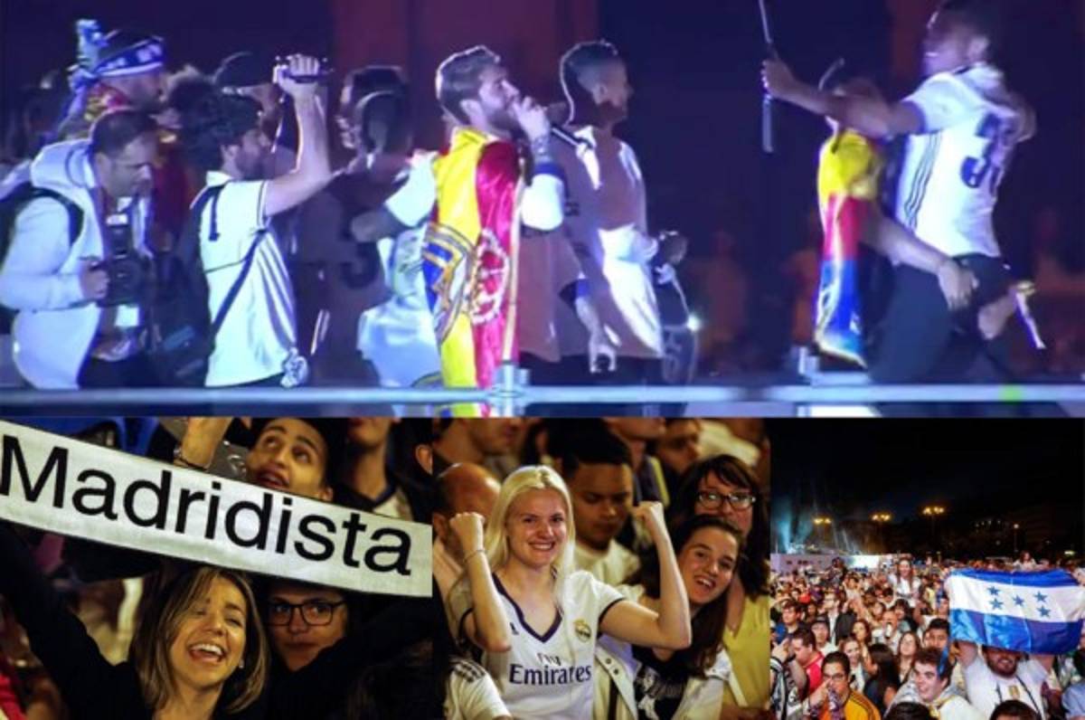 Real Madrid celebra su Copa 33 en Cibeles al ritmo de Despacito