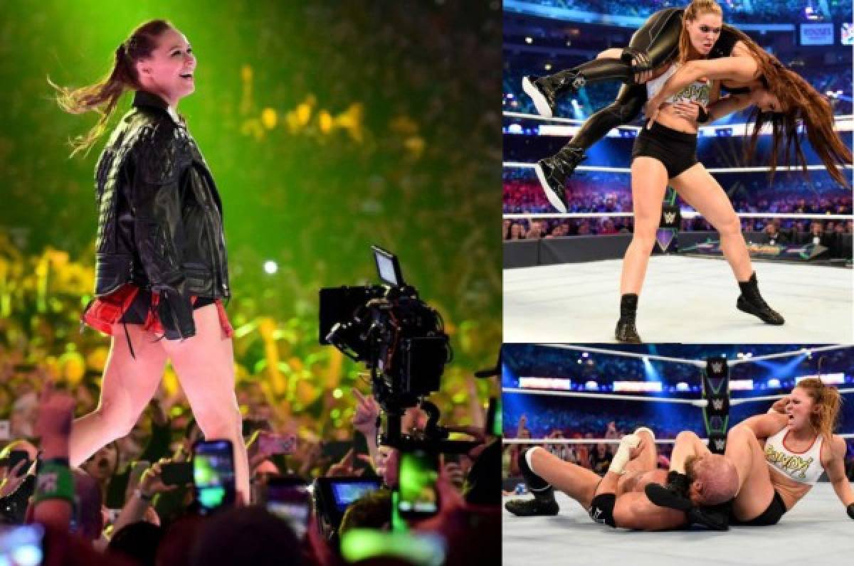 ¡Asombró y enamoró! El espectacular debut de Ronda Rousey en la WWE