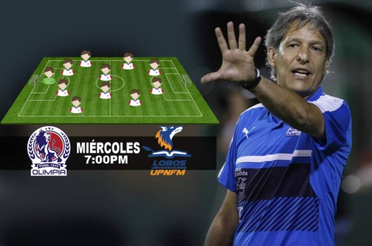 ¡CON 12 BAJAS! Este sería el 11 del Olimpia este miércoles ante UPNFM