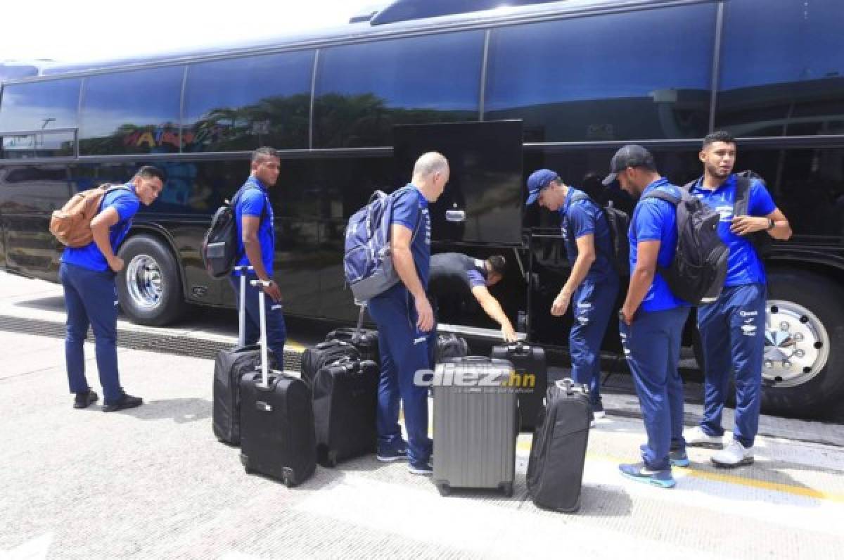 EN FOTOS: Selección de Honduras viajó hacia Trinidad y Tobago para debutar en la Liga de Naciones