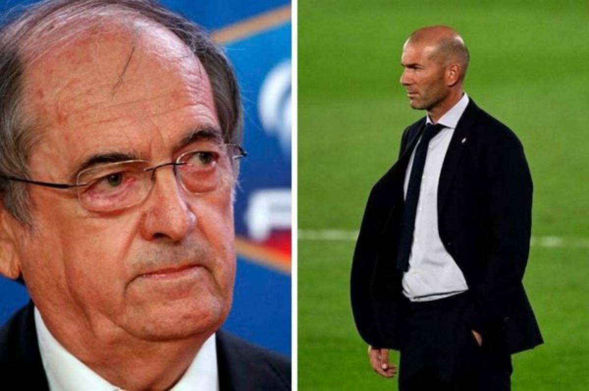 El presidente de la Federación Francesa de Fútbol no descarta fichar a Zidane como entrenador