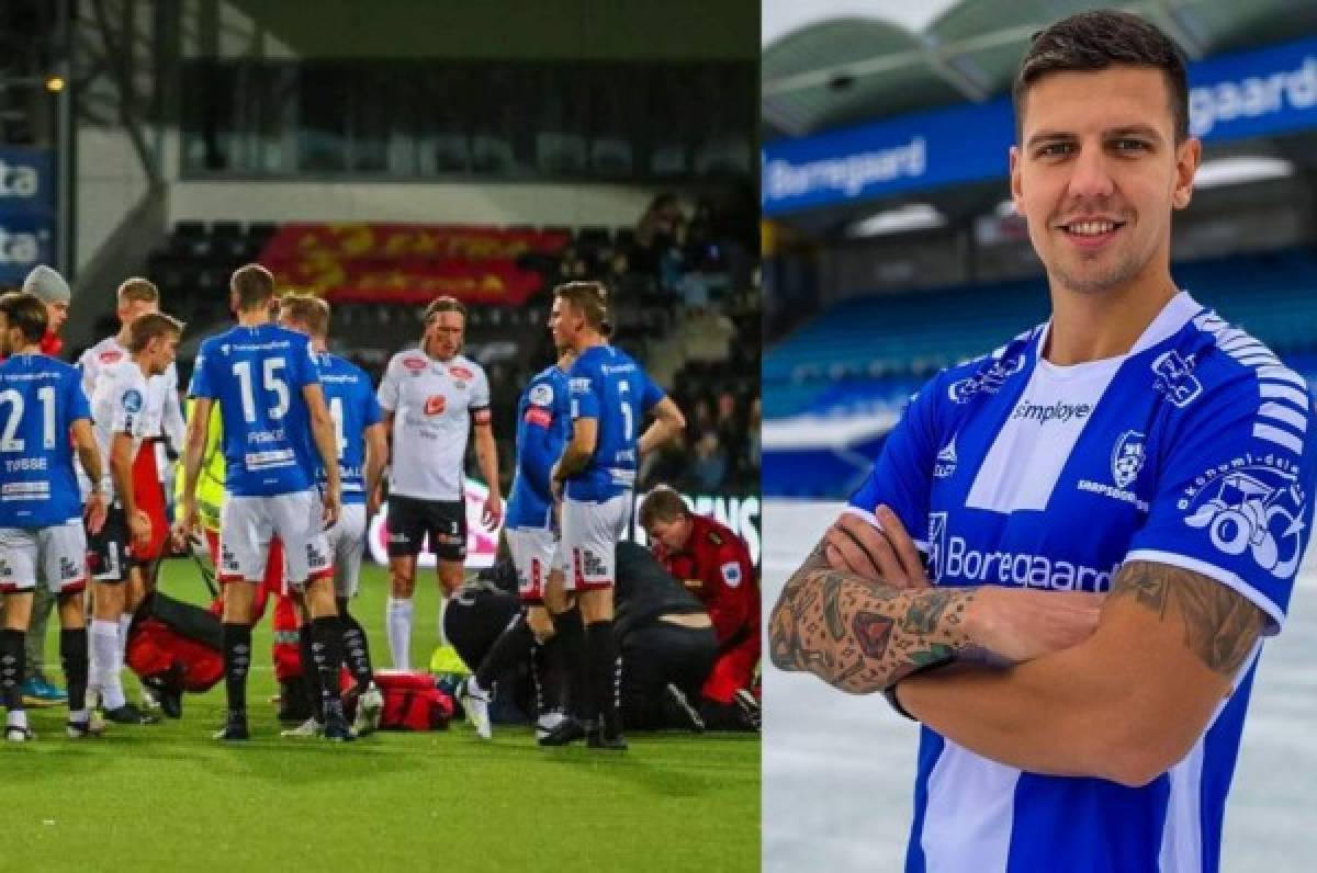 ¡Tuvo que ser reanimado! Jugador islandés sufre una crisis cardíaca en pleno partido en Noruega