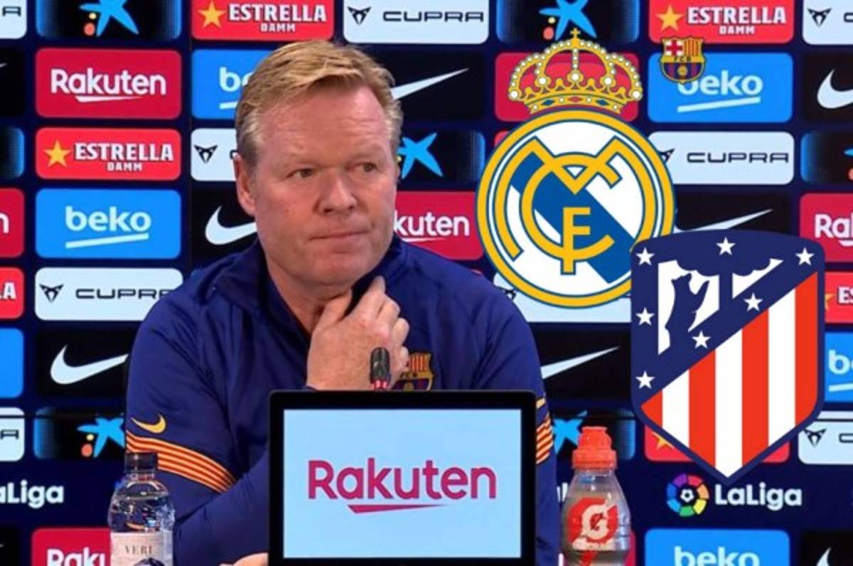 ¿Real Madrid o Atlético? Ronald Koeman y su respuesta sobre el derbi: 'Es mejor que pierda'