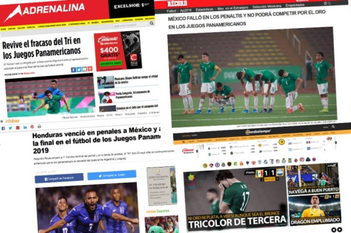 Prensa internacional ataca a México tras caer ante Honduras: 'Tricolor de tercera'