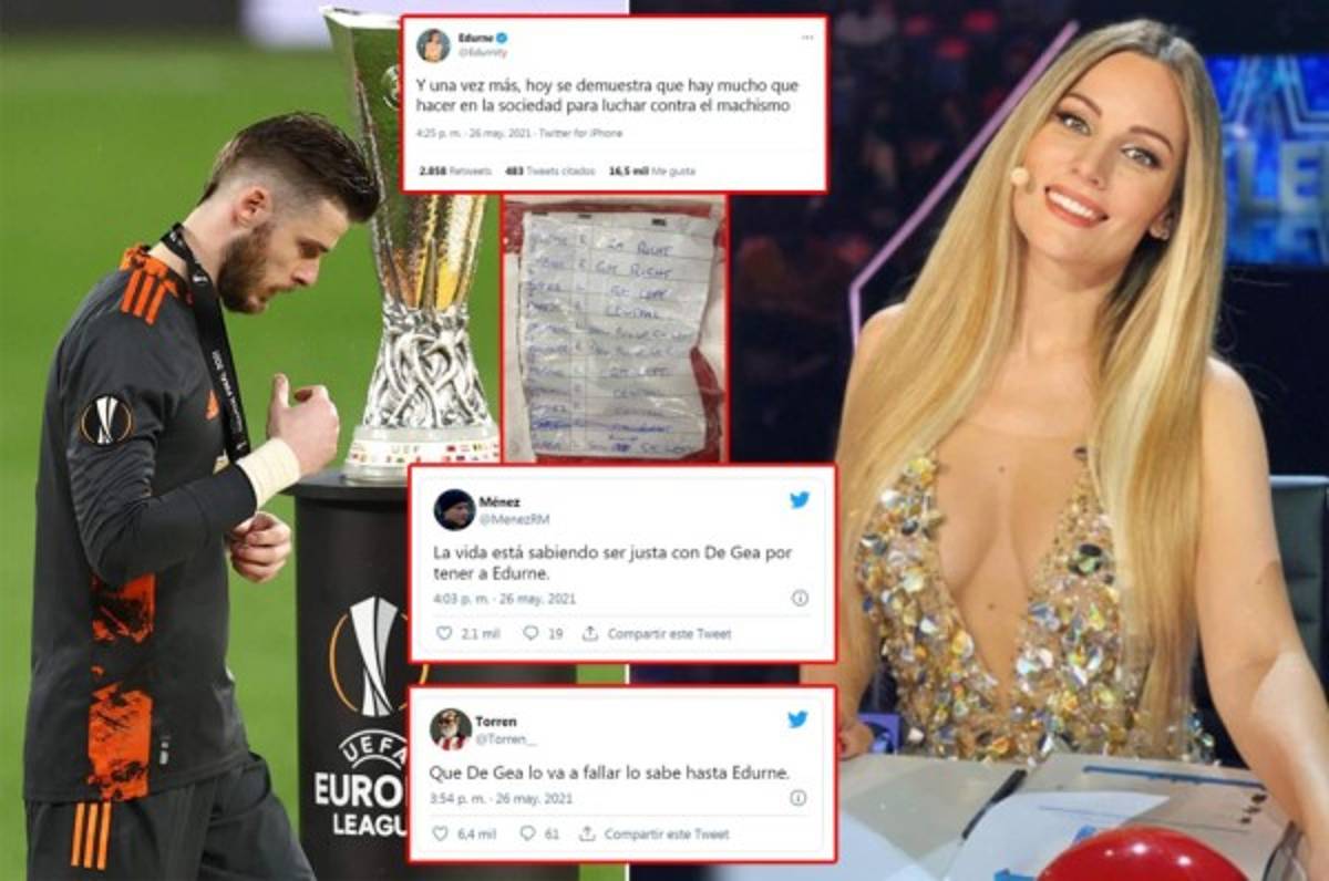 La lista que escondió De Gea y que no le sirvió en la tanda de penales; la denuncia de su preciosa novia