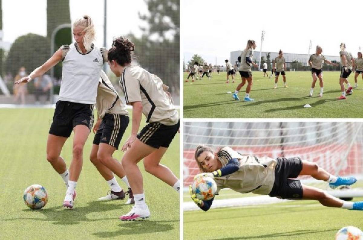 Belleza y ocho fichajes de golpe: Así fue el primer entrenamiento del Real Madrid femenino