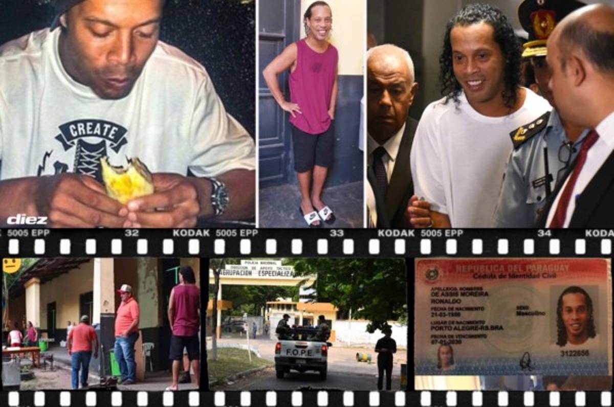 Una cama, un TV y sonriendo : Así es la vida de Ronaldinho en la cárcel de Paraguay