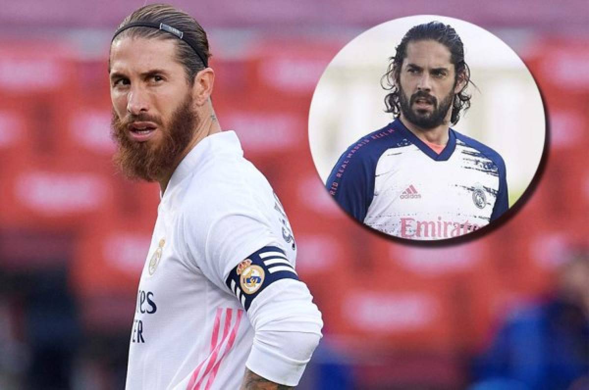 Bronca en el Real Madrid: el encontronazo entre Isco con el capitán Sergio Ramos tras el Clásico