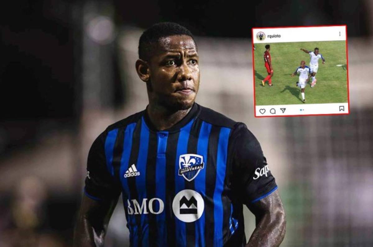 Romell Quioto y su enigmático mensaje en redes sociales... ¿vuelve a la Selección de Honduras?